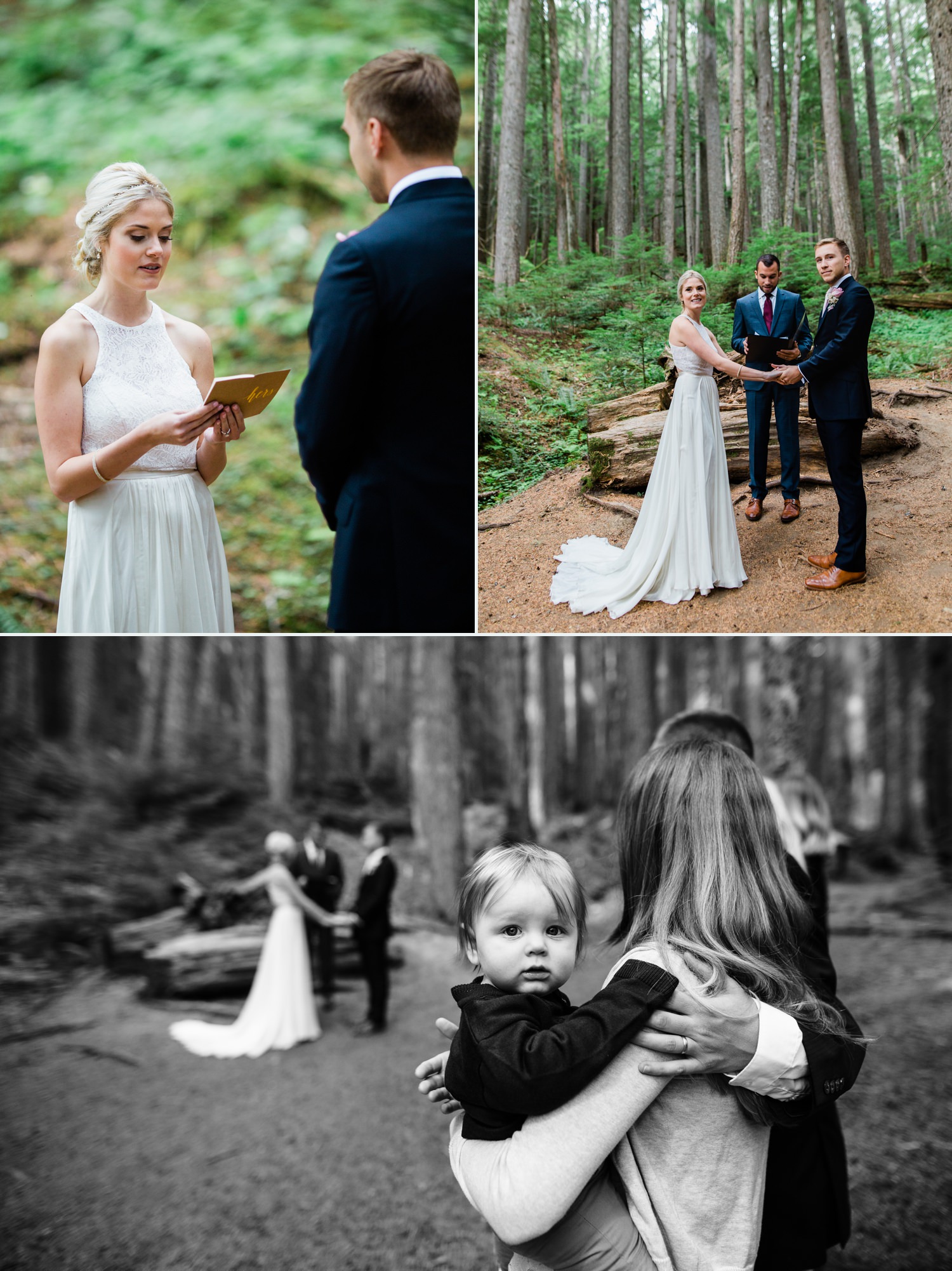 seattle wedding photographer captures small wedding at mount rainier national park