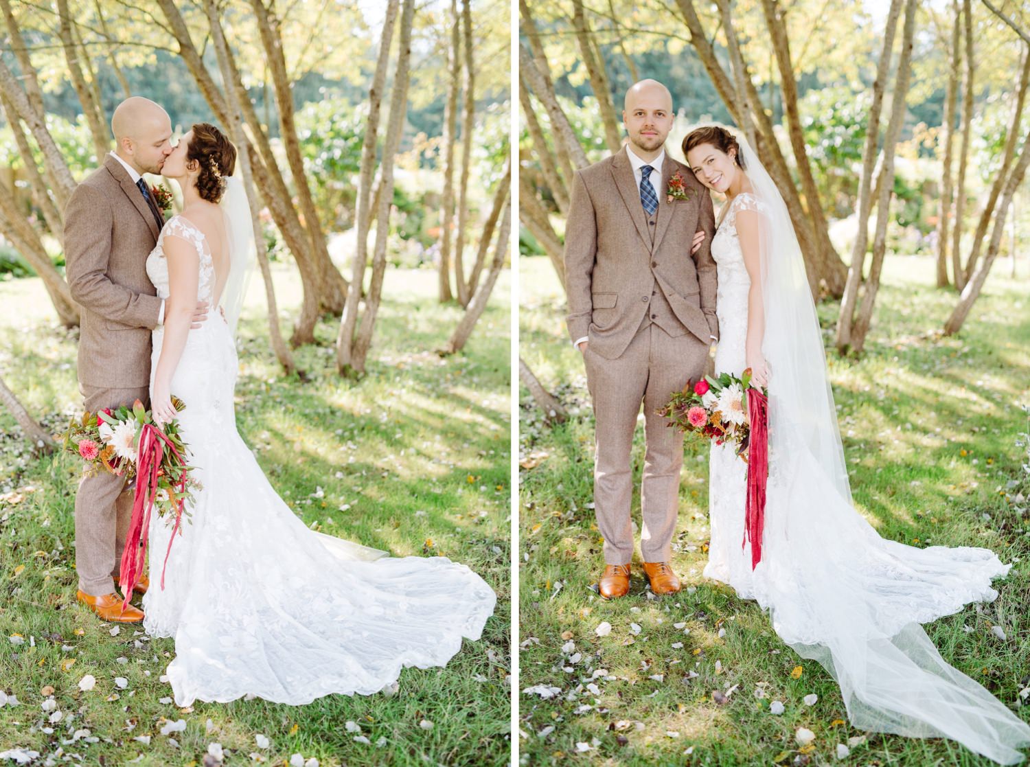 couple's portraits taken by cameron zegers photography at fireseed catering wedding venue