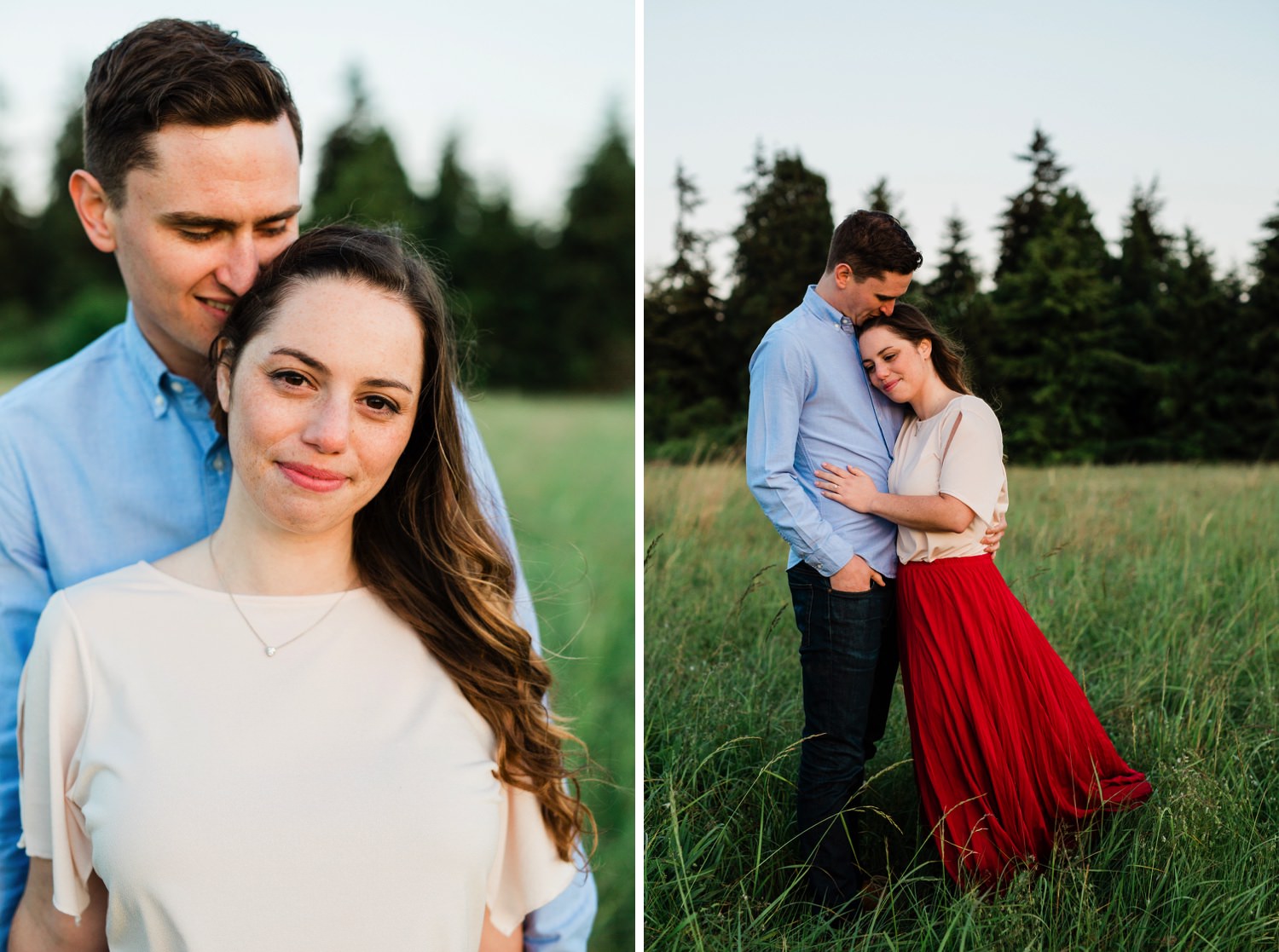 Discovery Park engagement session in Seattle
