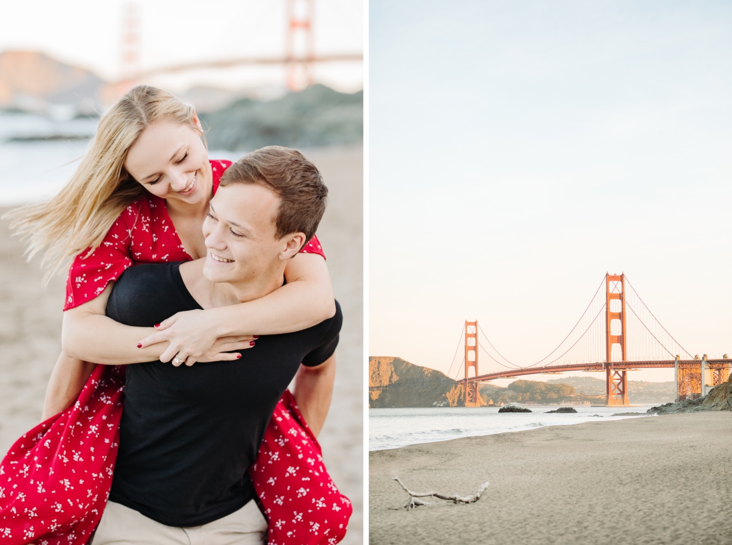 engagement session in San Francisco, California 